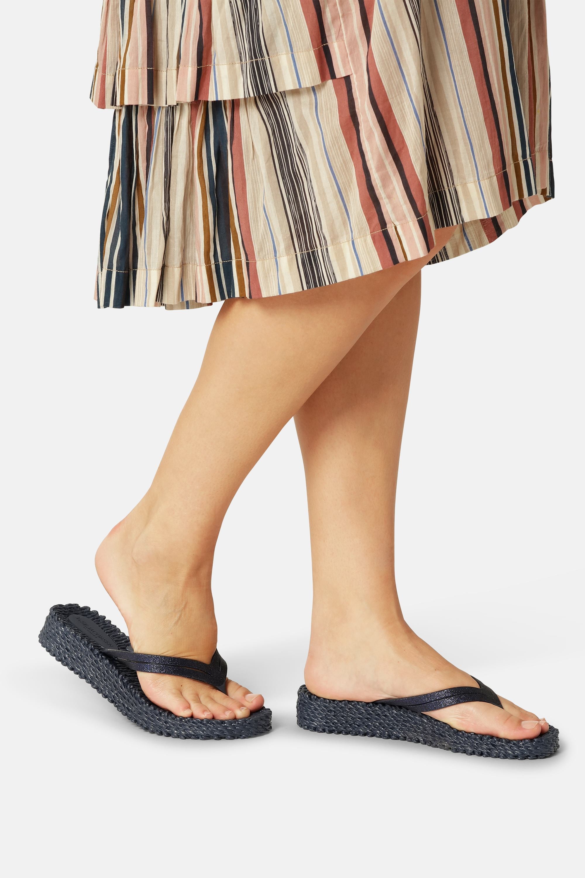 Plateau Flip-Flops Glitter - Indigo